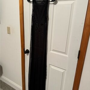 Black Sheer Maxi Dress